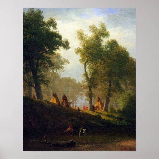 Albert Bierstadt-Wolf, Kansas Poster (Voorkant)