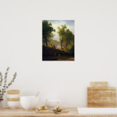 Albert Bierstadt-Wolf, Kansas Poster (Keuken)