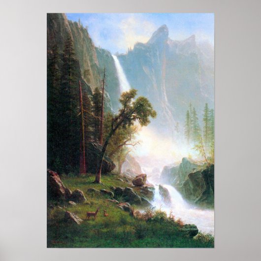 Albert Bierstadt-Yosemite Herfsten Poster (Voorkant)