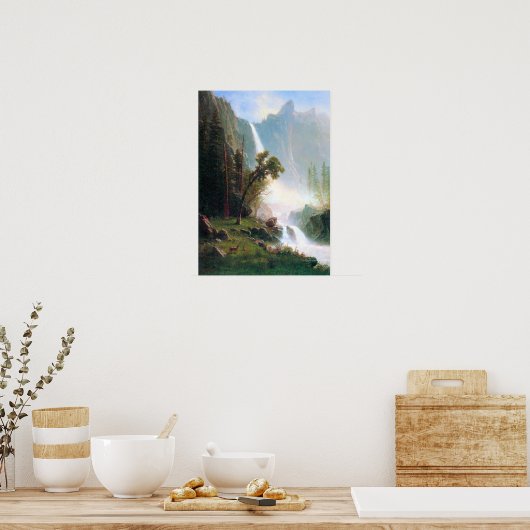 Albert Bierstadt-Yosemite Herfsten Poster (Keuken)
