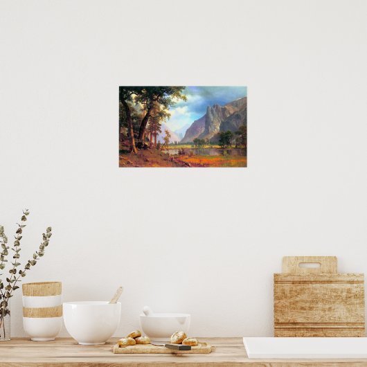Albert Bierstadt-Yosemite Valley 2 Poster (Keuken)