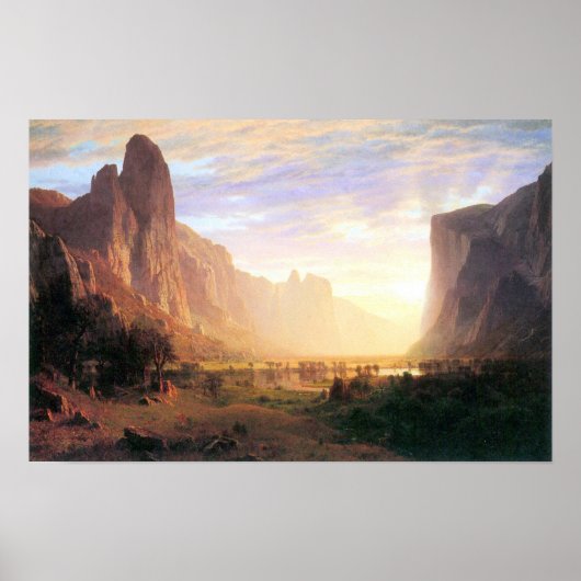Albert Bierstadt-Yosemite Valley 3 Poster (Voorkant)