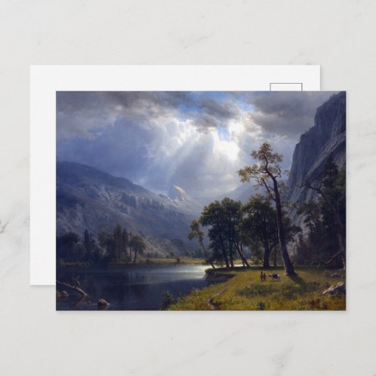 Albert Bierstadt Yosemite Valley Briefkaart (Voorkant / Achterkant)