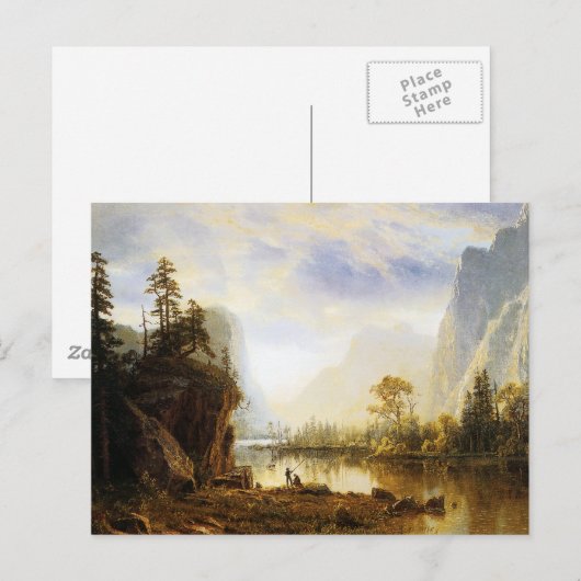Albert Bierstadt Yosemite Valley Briefkaart (Voorkant / Achterkant)