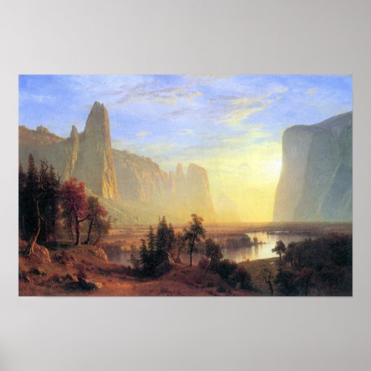 Albert Bierstadt-Yosemite Valley Poster (Voorkant)