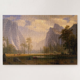albert bierstadt - yosemite valleyschilderkunst II Legpuzzel