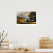 Albert Bierstadt Zedign Art Poster #108 (Keuken)