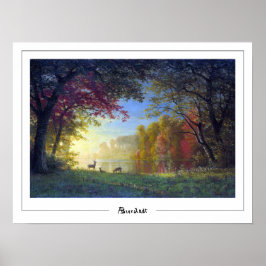 Albert Bierstadt Zedign Art Poster #11