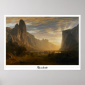 Albert Bierstadt Zedign Art Poster #121 (Voorkant)