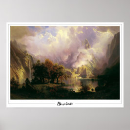 Albert Bierstadt Zedign Art Poster #136
