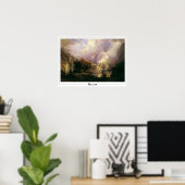 Albert Bierstadt Zedign Art Poster #136 (Thuiskantoor)