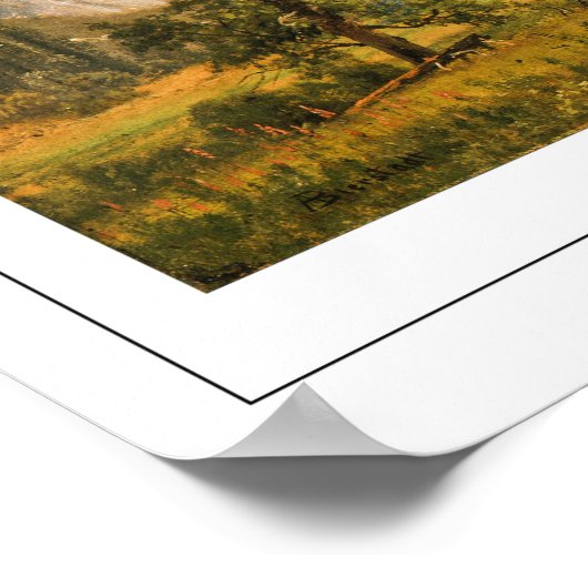 Albert Bierstadt Zedign Art Poster #261 (Hoek)