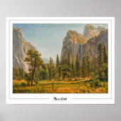Albert Bierstadt Zedign Art Poster #261 (Voorkant)