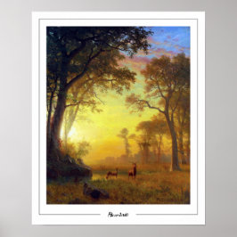 Albert Bierstadt Zedign Art Poster #48