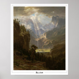 Albert Bierstadt Zedign Art Poster #52