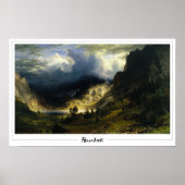 Albert Bierstadt Zedign Art Poster #60 (Voorkant)