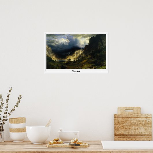Albert Bierstadt Zedign Art Poster #60 (Keuken)