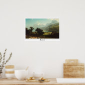 Albert Bierstadt Zedign Art Poster #70 (Keuken)