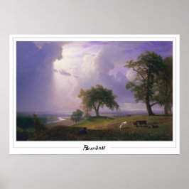Albert Bierstadt Zedign Art Poster #99