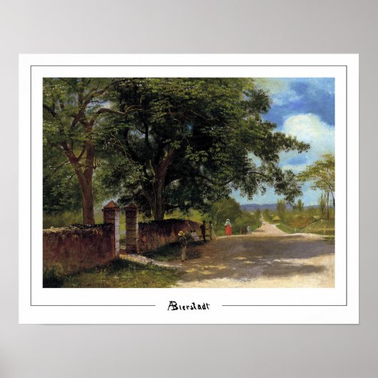 Albert Bierstadt Zedign Kunstposter #16 Poster (Voorkant)