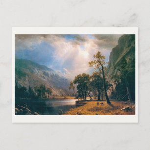 Albert Bierstadt's Half Dome Yosemite Valley, 1870 Briefkaart