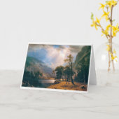 Albert Bierstadt's Half Dome Yosemite Valley, 1870 Kaart (Gele Bloem)