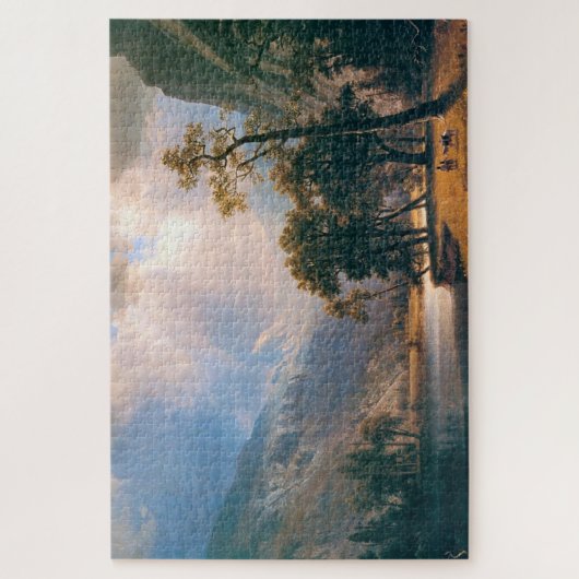 Albert Bierstadt's Half Dome Yosemite Valley, 1870 Legpuzzel (Verticaal)