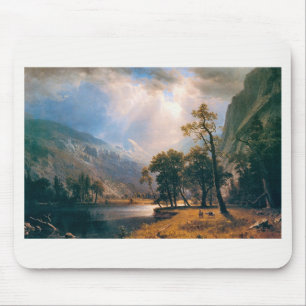 Albert Bierstadt's Half Dome Yosemite Valley, 1870 Muismat