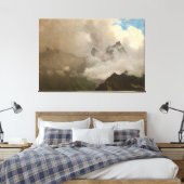 Albert Bierstadt's Painting, Mountain Mist, 1868 Canvas Afdruk (Insitu (Slaapkamer))