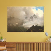 Albert Bierstadt's Painting, Mountain Mist, 1868 Canvas Afdruk (Insitu (Woonkamer))