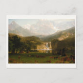 Albert Bierstadt's Rocky Mountains, de piek van La Briefkaart (Voorkant)
