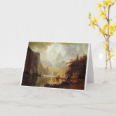 Albert Bierstadt's schilderij in de bergen 1867 Kaart (Gele Bloem)