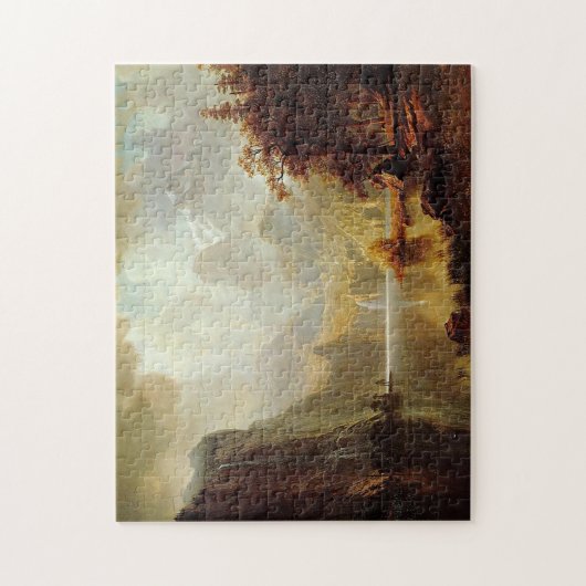 Albert Bierstadt's schilderij in de bergen 1867 Legpuzzel (Verticaal)