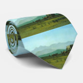 Albert Bierstadt's Surveyor's Wagon in de Rockies Stropdas (Opgerold)