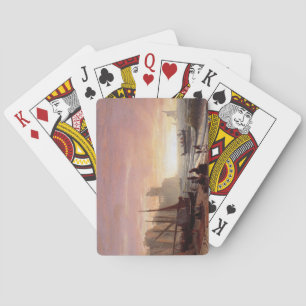 Albert Bierstadt's The Fishing Fleet Puzzel Pokerkaarten