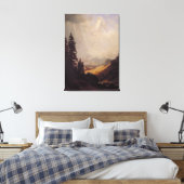 Albert Bierstadt's The Matterhorn, 1867 Canvas Afdruk (Insitu (Slaapkamer))