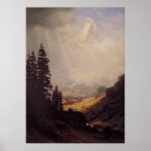 Albert Bierstadt's The Matterhorn, 1867 Poster (Voorkant)