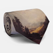 Albert Bierstadt's The Matterhorn, 1867 Stropdas (Opgerold)