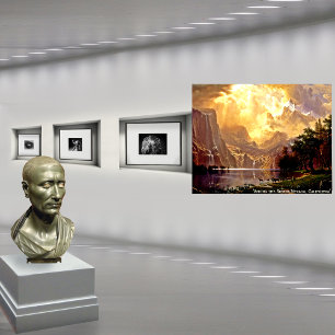 Albert Bierstadt's 'Tussen de Sierra Nevada' Poster