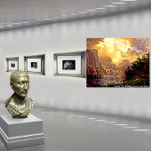 Albert Bierstadt's 'Tussen de Sierra Nevada' Poster