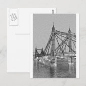 Albert Bridge Londen Briefkaart (Voorkant / Achterkant)