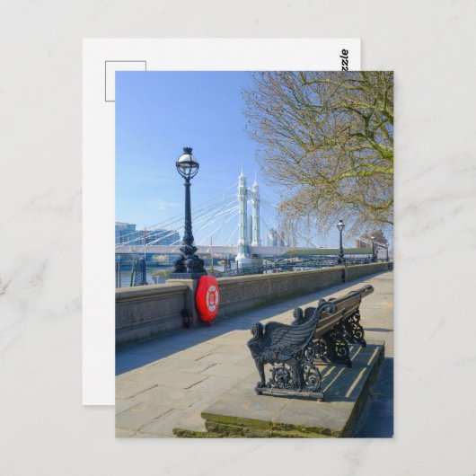 Albert Bridge, Londen Briefkaart (Voorkant / Achterkant)