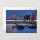 Albert Bridge 's nachts Briefkaart (Voorkant / Achterkant)