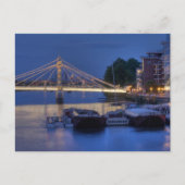Albert Bridge 's nachts Briefkaart (Voorkant)