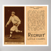 Albert Chief Bender Baseball 1912 Poster (Voorkant)