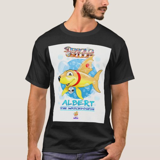 Albert de Waakhond Vis T-shirt (Voorkant)