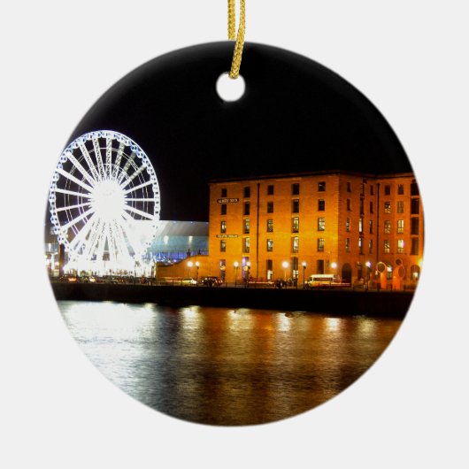 Albert dock Complex, Liverpool Verenigd Koninkrijk Keramisch Ornament (Voorkant)