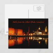 Albert dock, Hallo van de Albert Dock, Liverpool Briefkaart (Voorkant / Achterkant)