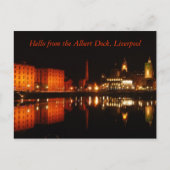 Albert dock, Hallo van de Albert Dock, Liverpool Briefkaart (Voorkant)