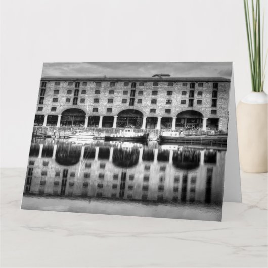 Albert Dock Liverpool Kaart (Voorkant)
